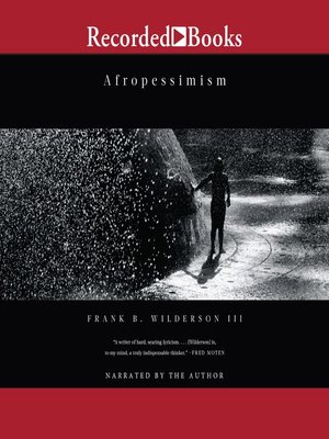 cover image of Afropessimism